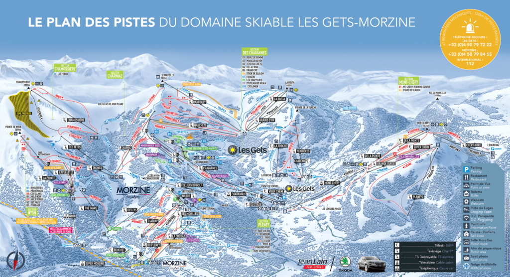 Morzine - Les Gets Piste Map - Morzine Resort Guide