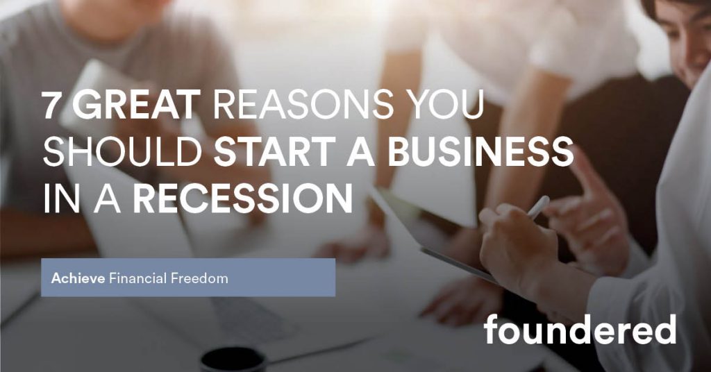 start a business in a recession
