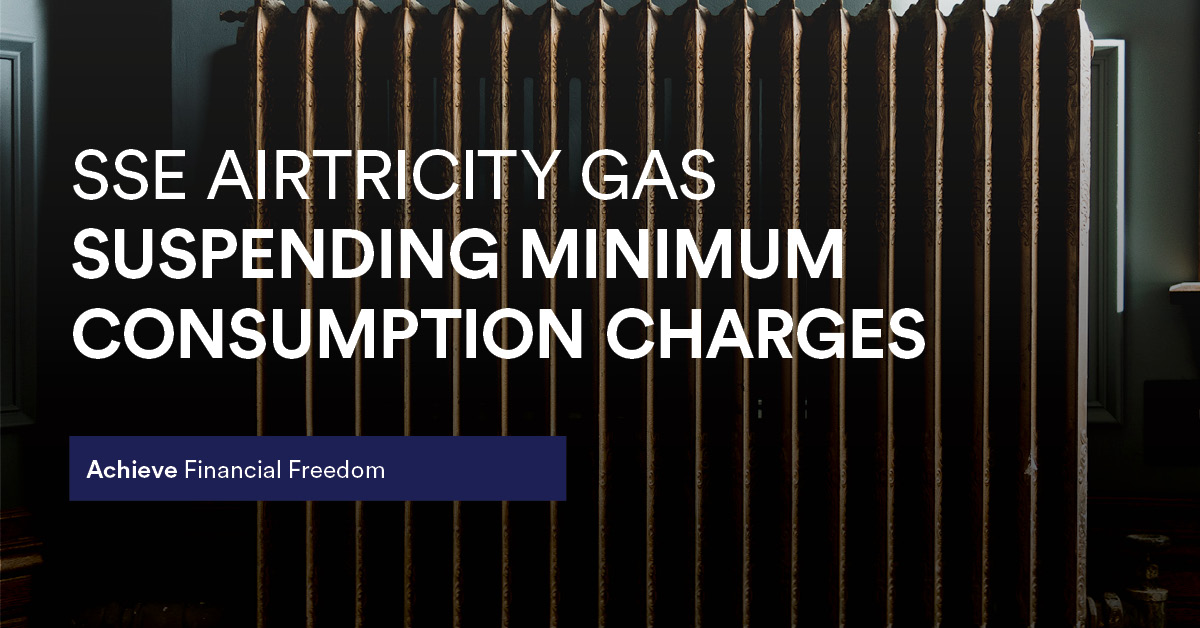 SSE Airtricity gas suspending minimum consumption charges
