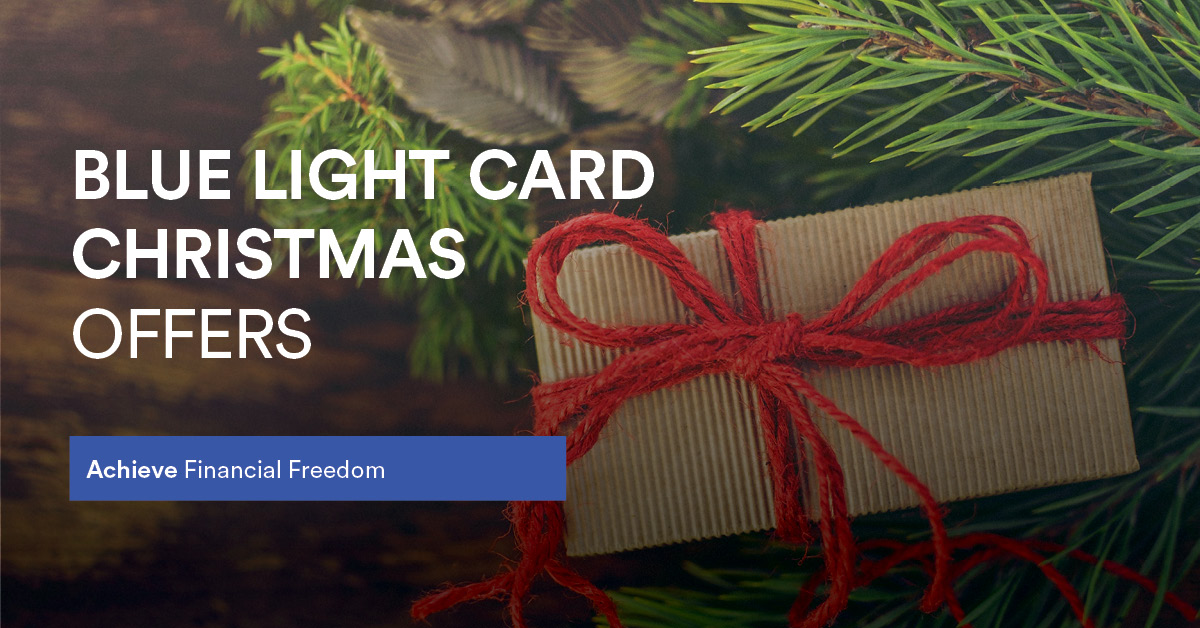 blue light card christmas offers